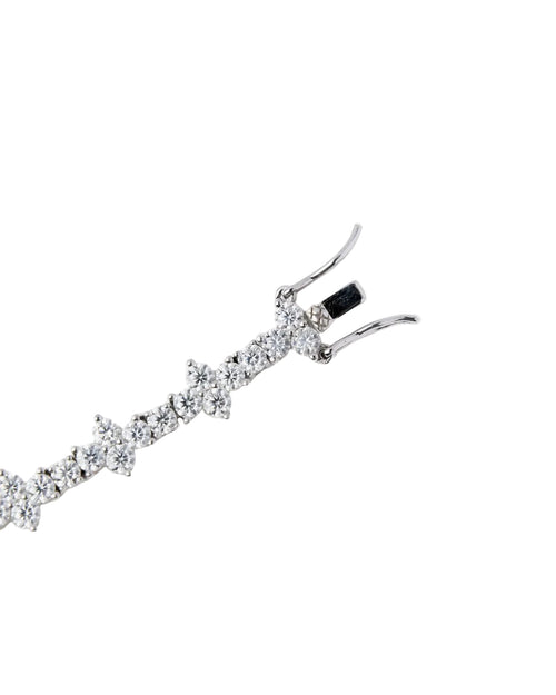 Moissanite Cross Bracelet