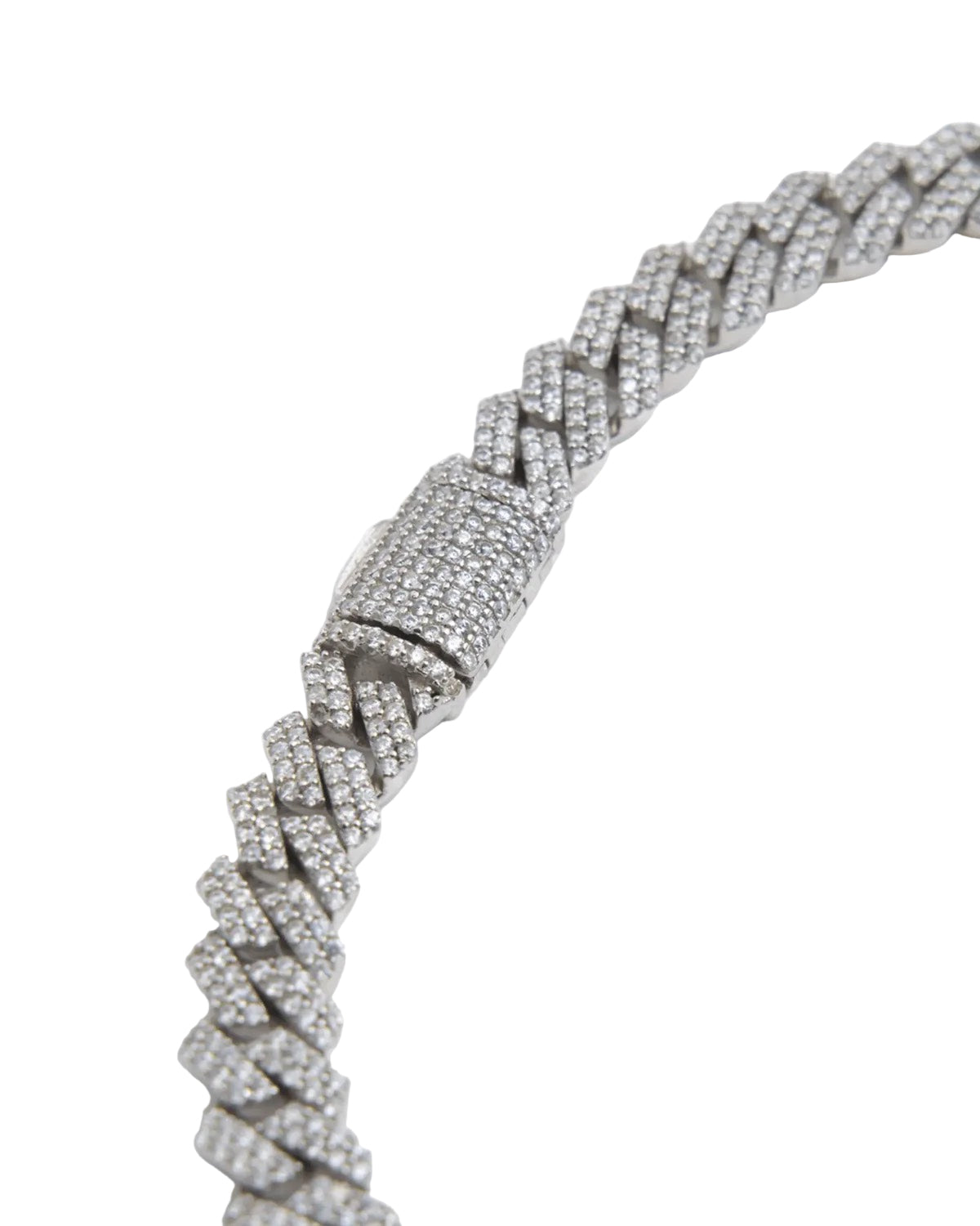 Moissanite Cuban link Bracelet
