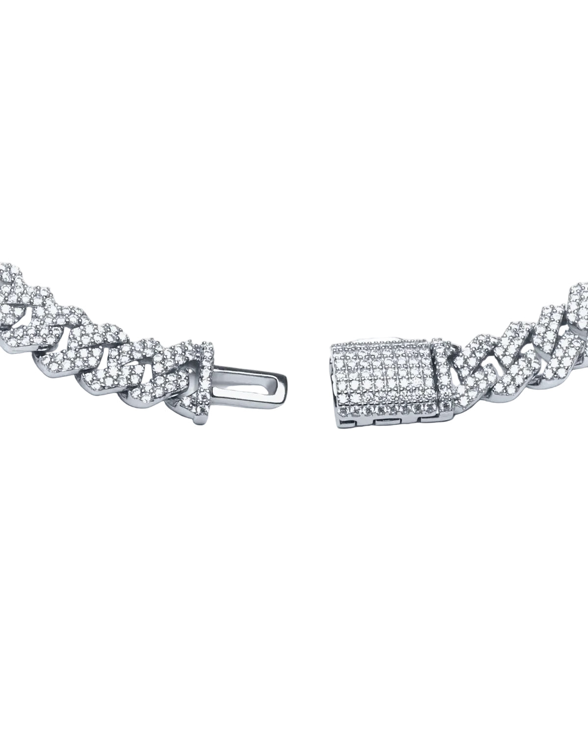 Moissanite Cuban link Bracelet